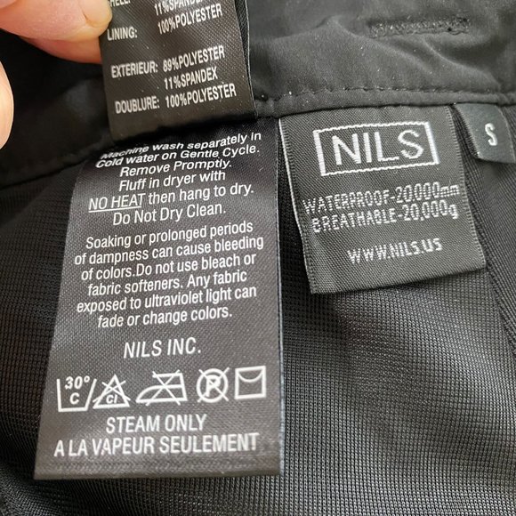 NILS Ladies Ski Pants, Black Size 2 Short - Picture 8 of 8